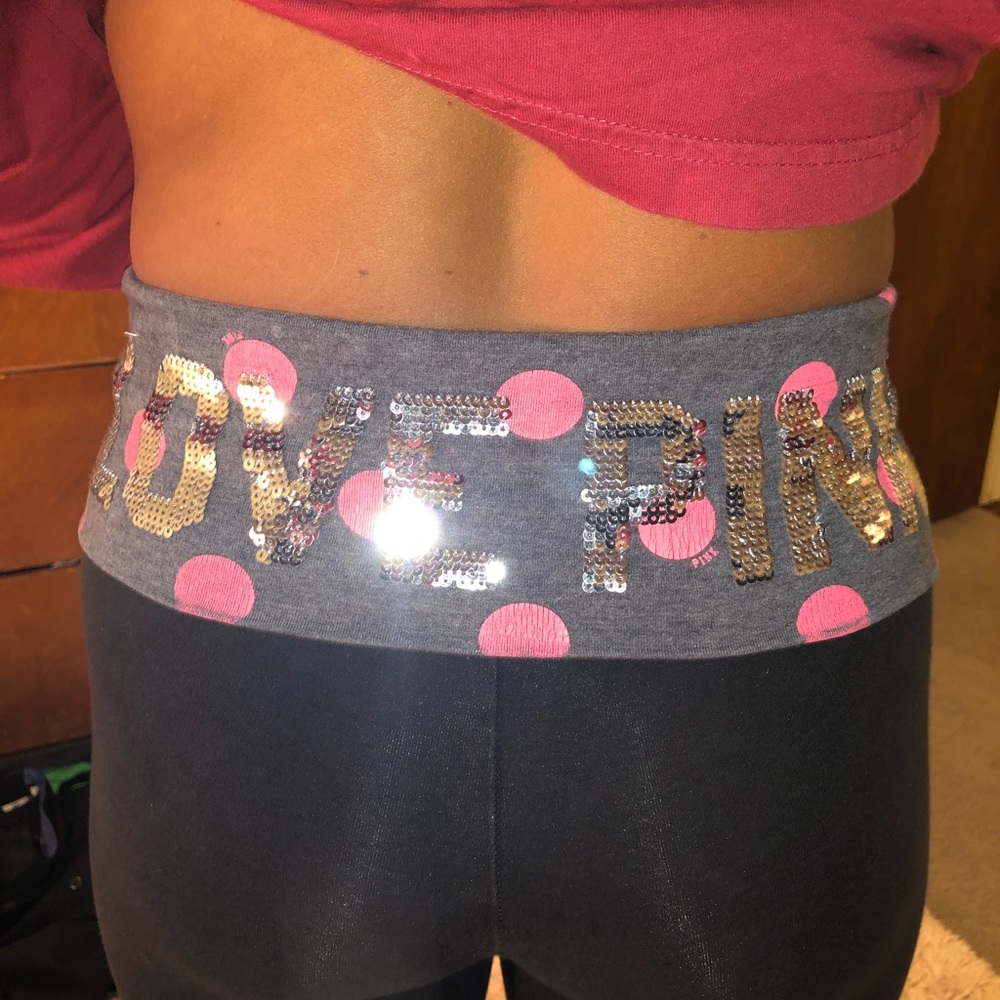 VS pink leggings